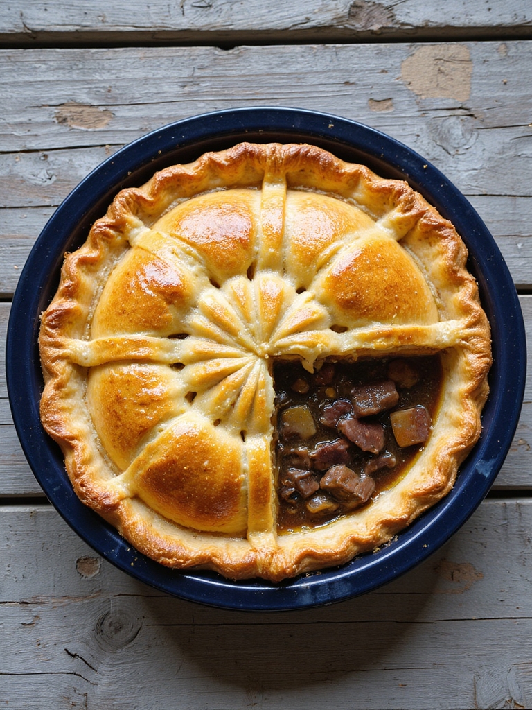 tender beef guinness pie