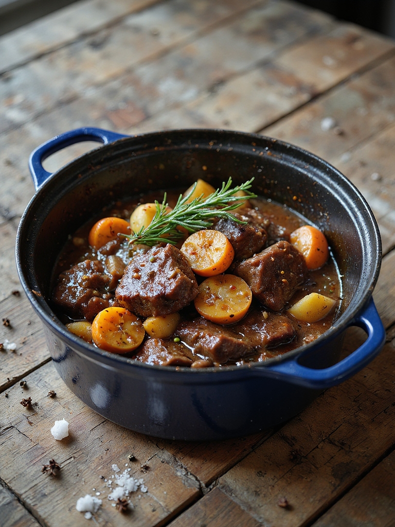 tender beef rich flavors