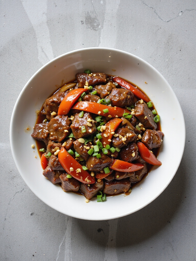 tender ginger beef stir fry