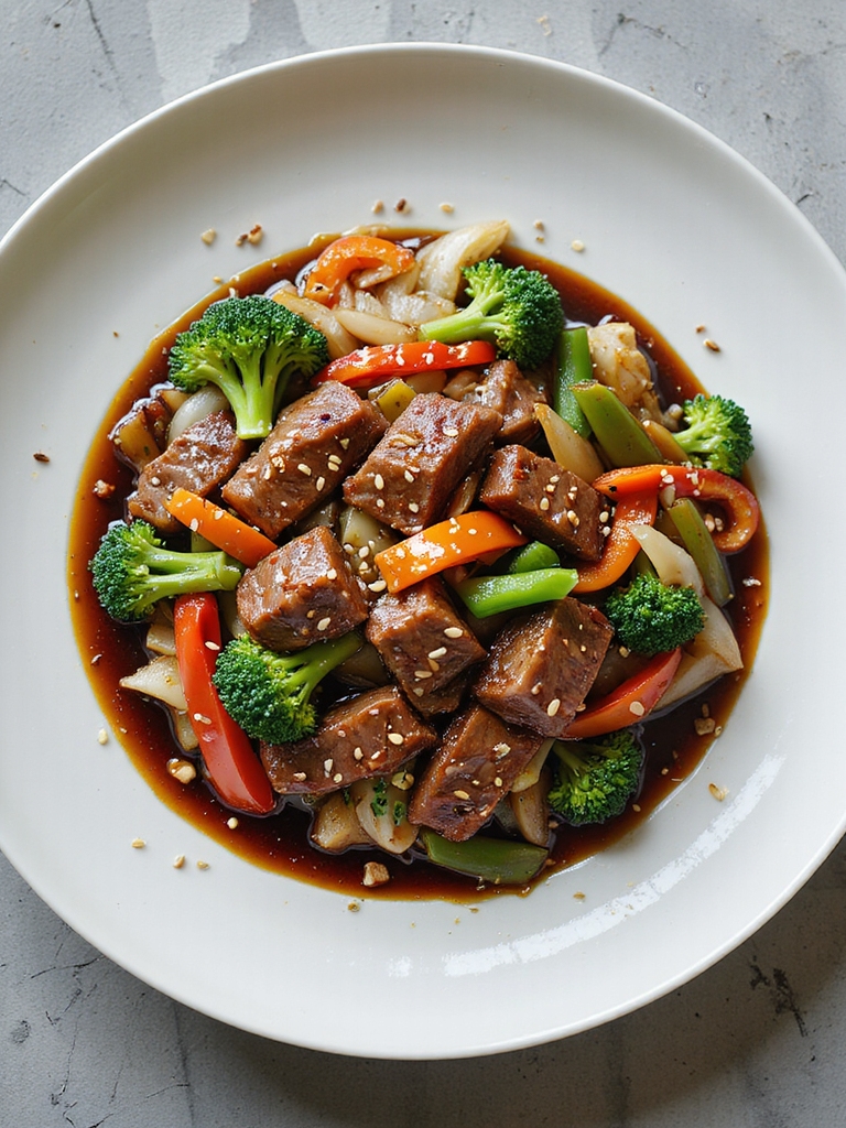 teriyaki beef vegetable stir fry