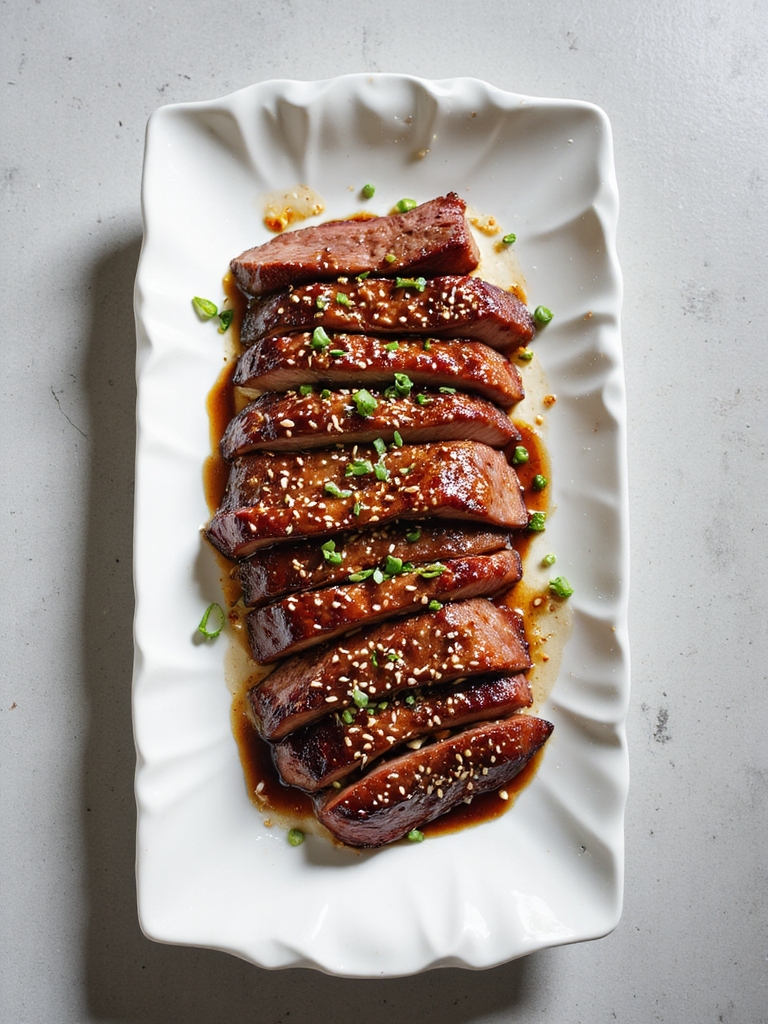 teriyaki glazed corned beef