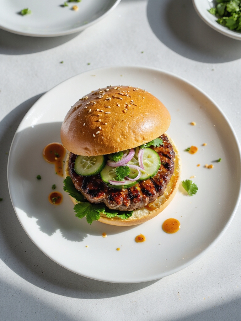 thai curry lime burger