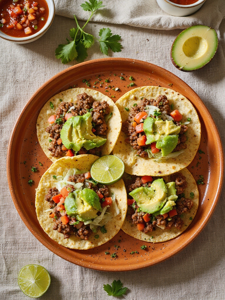 zesty beef taco preparation