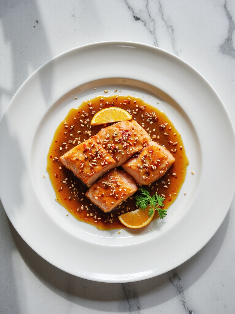 zesty teriyaki glazed salmon delight