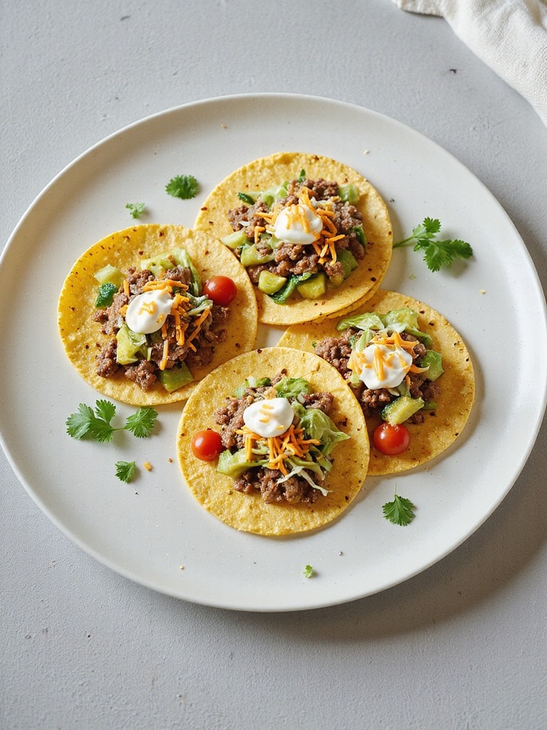 zucchini enhanced beef tacos