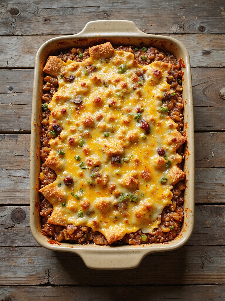 adaptable ground beef casserole