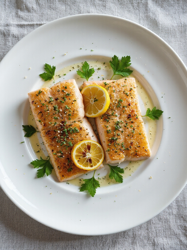 air fried mediterranean style bass