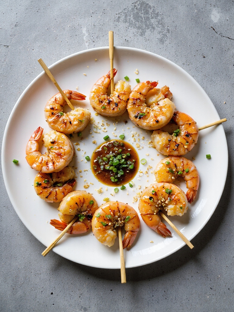 asian inspired grilled shrimp recipe