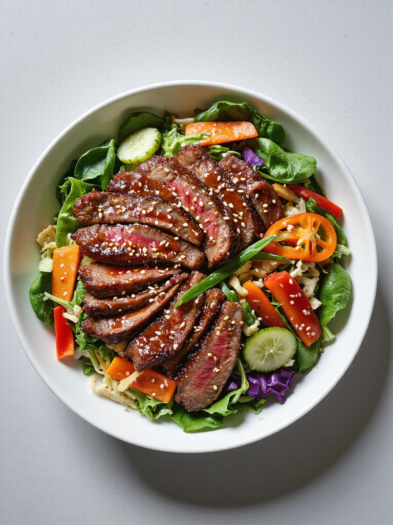 asian inspired steak salad recipe