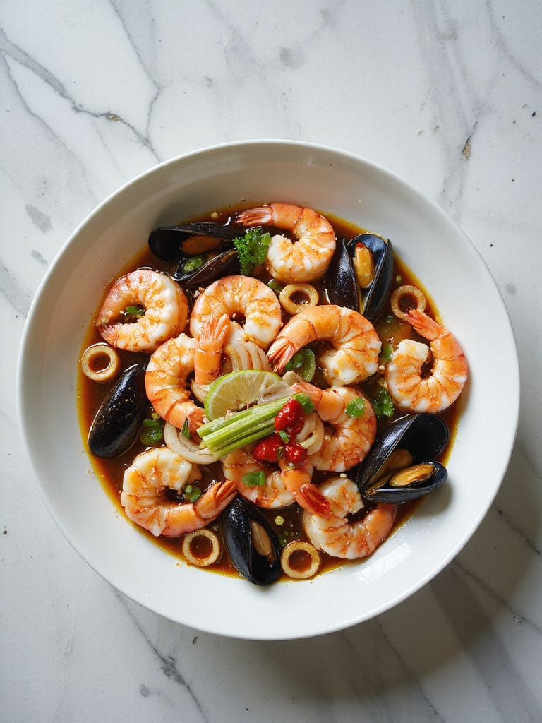 asian seafood boil fusion