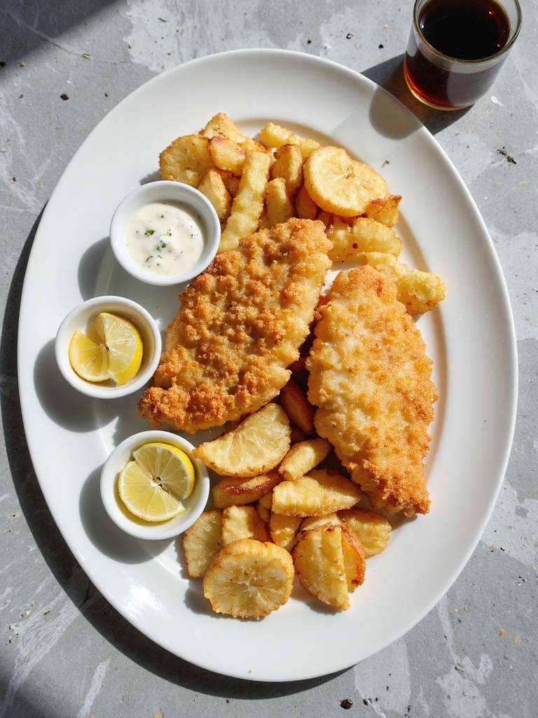 authentic fish and chips