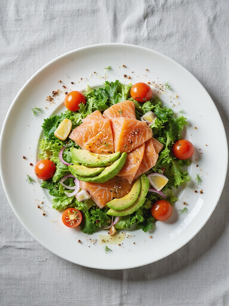 avocado salmon salad harmony