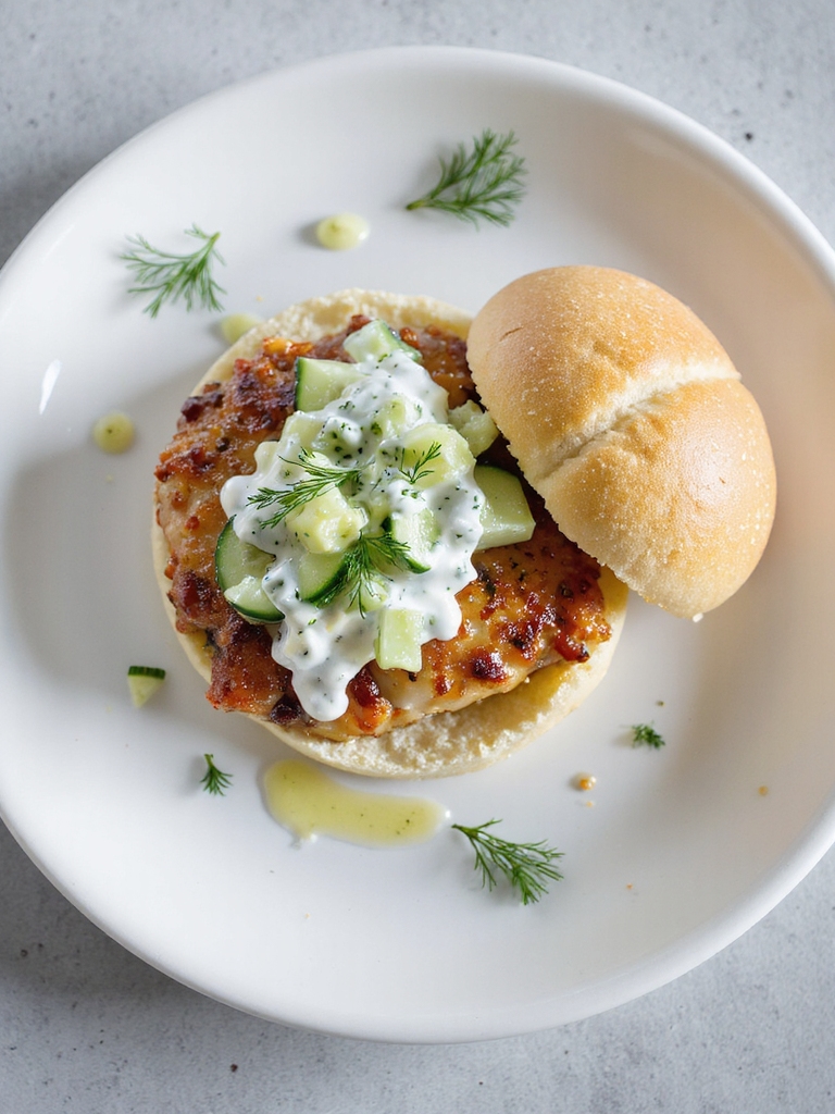 baked fish burger recipe