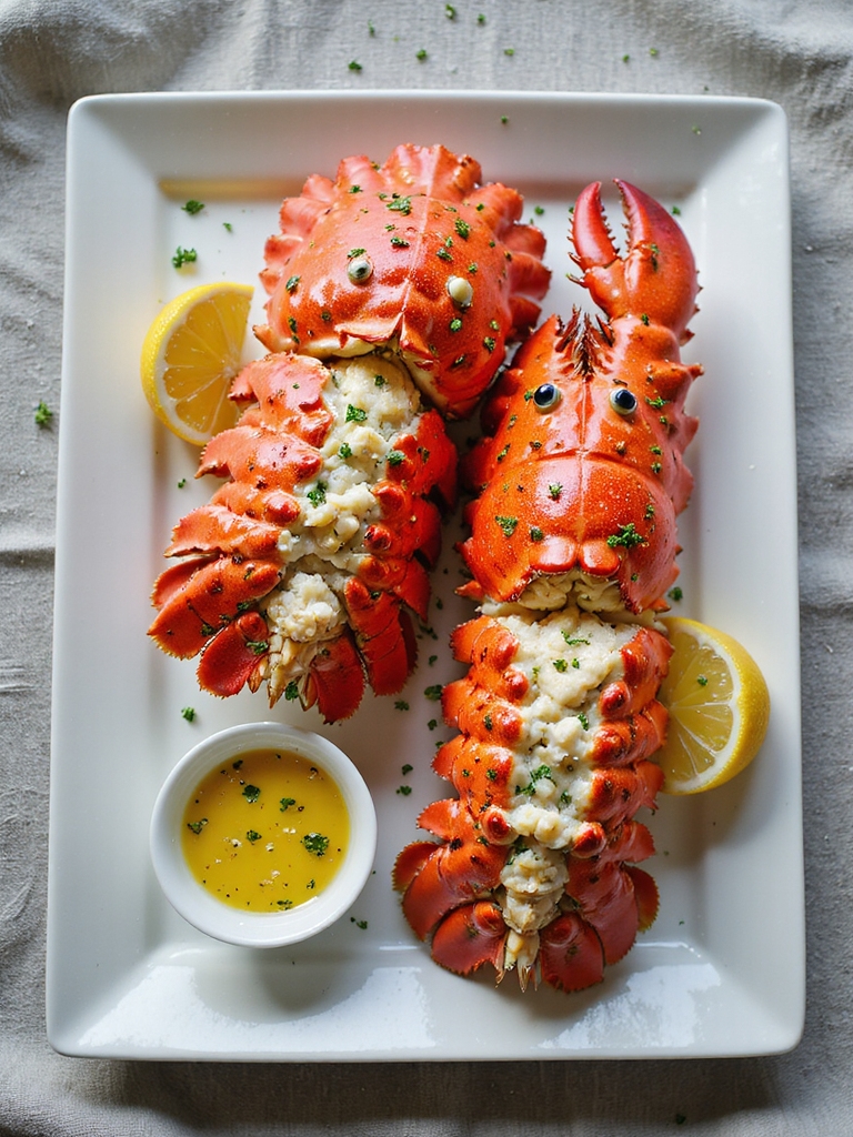 baked lobster tails with butter