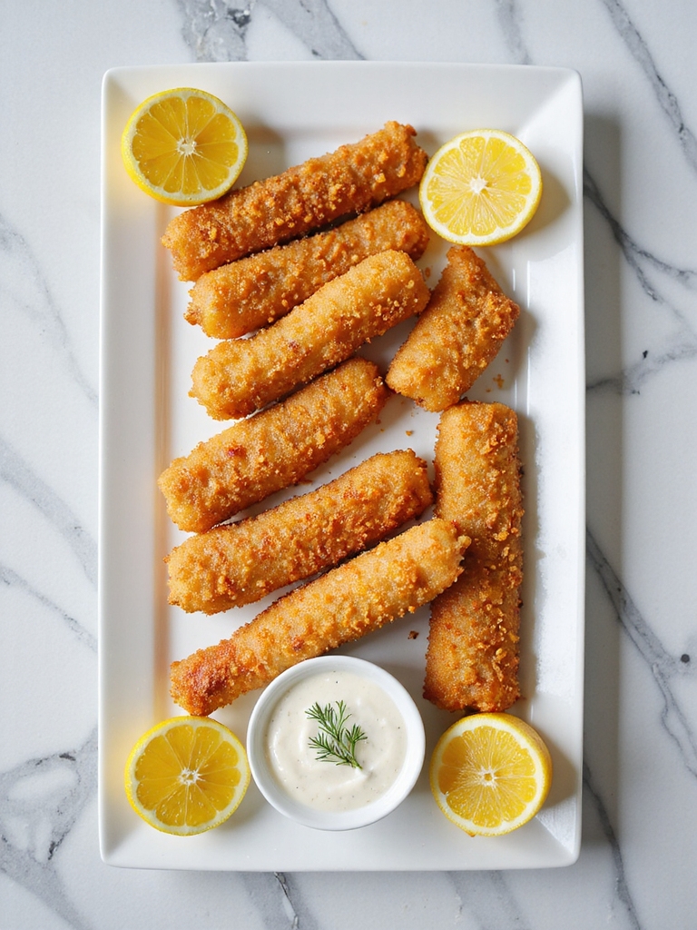 baked panko crusted fish sticks