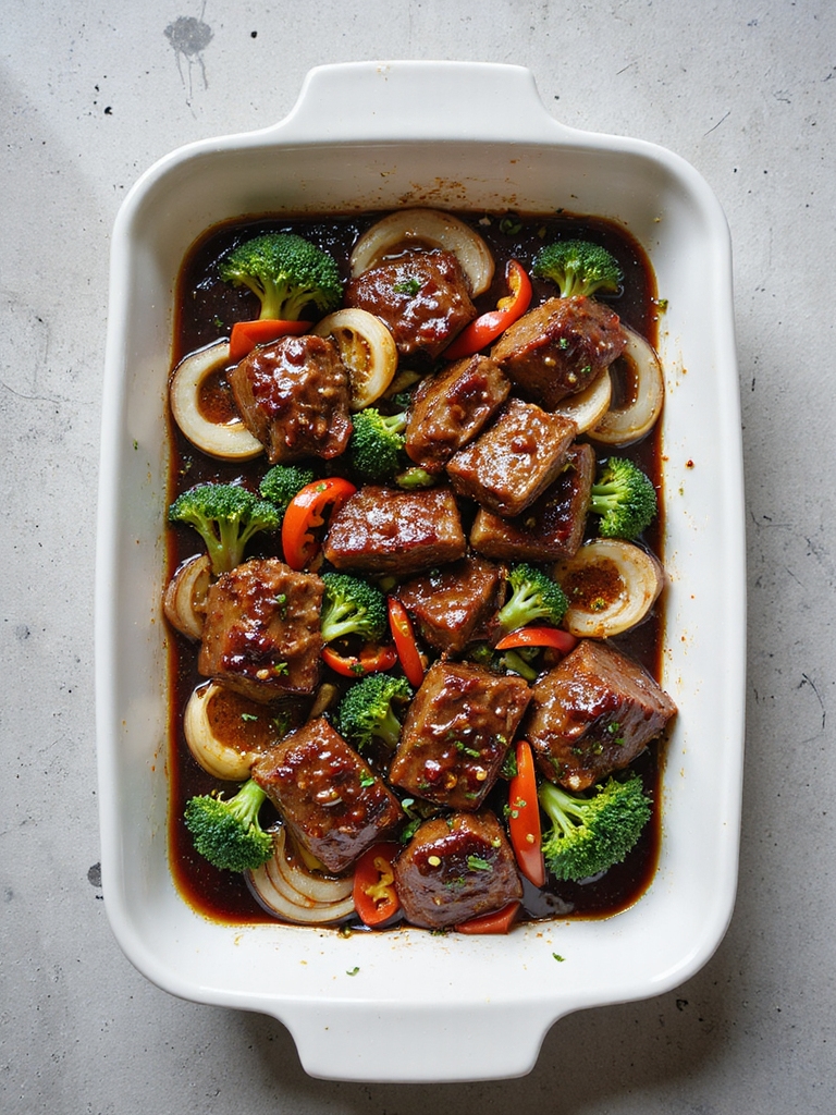 balsamic beef veggie casserole