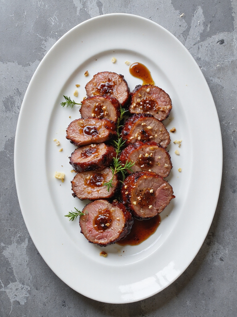 balsamic glazed pork tenderloin