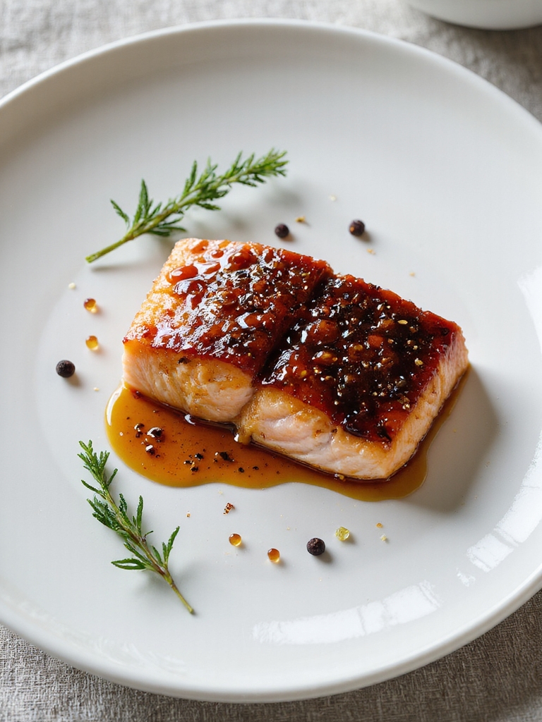 balsamic honey glazed salmon