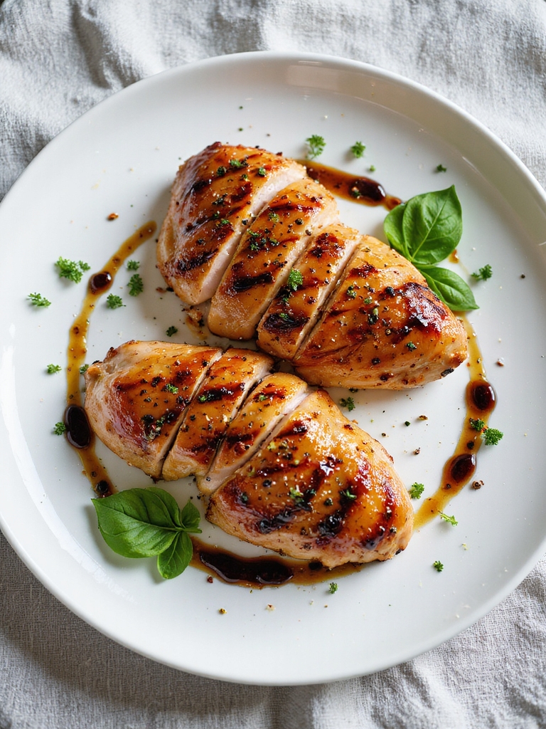 balsamic marinated air fryer chicken