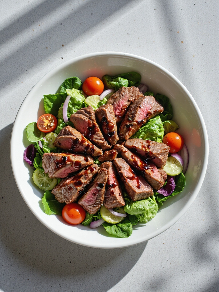 balsamic steak salad recipe