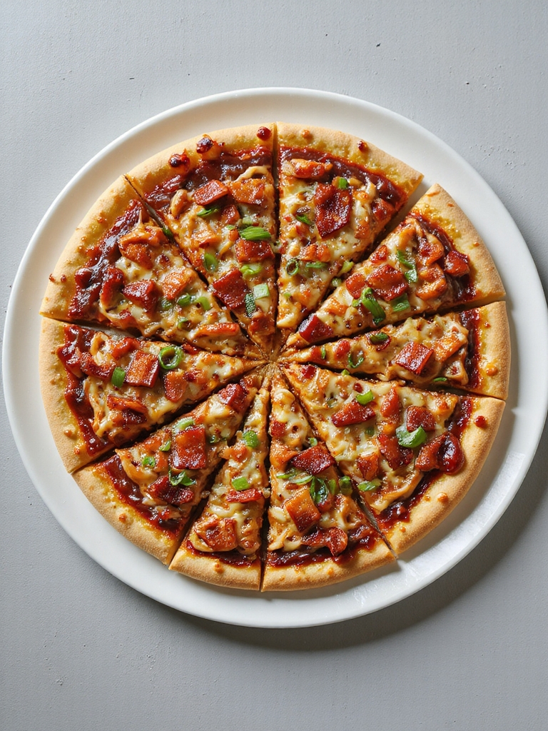 bbq chicken bacon pizza