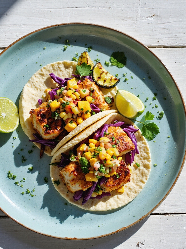 beachside cod fish tacos