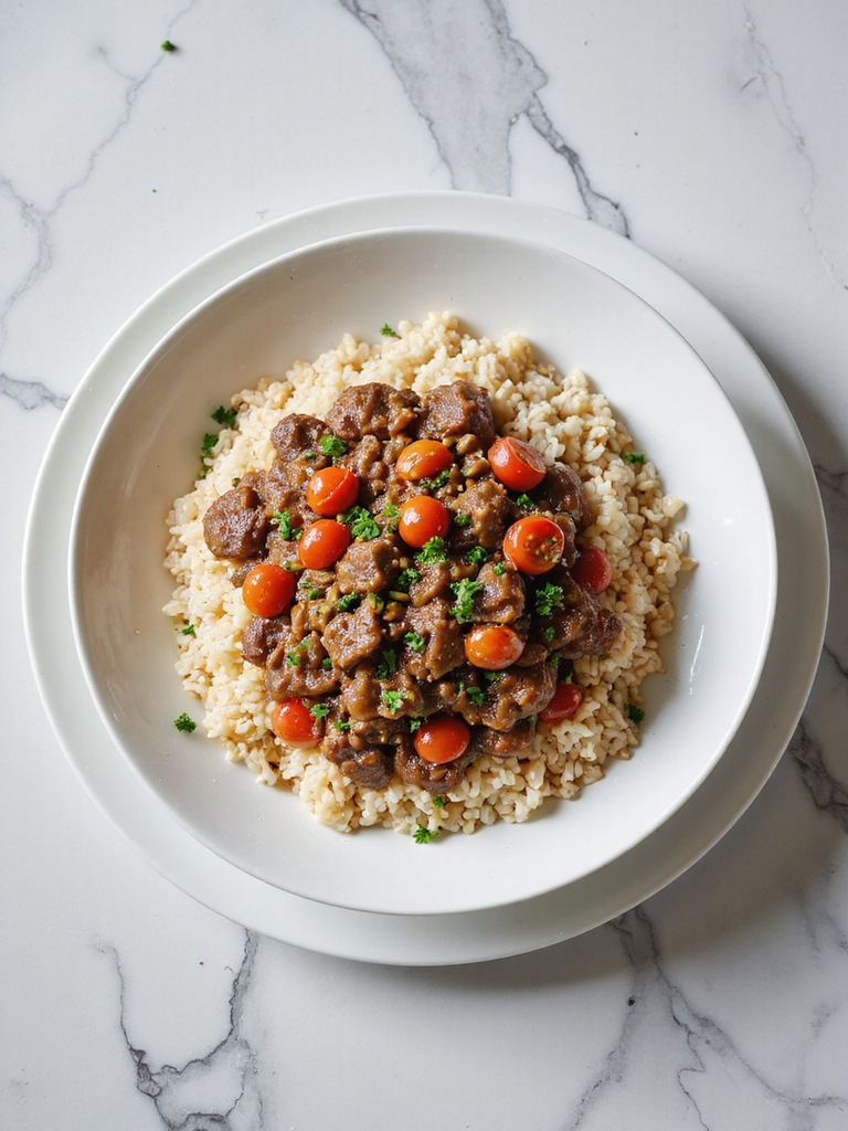 beef and tomato rice