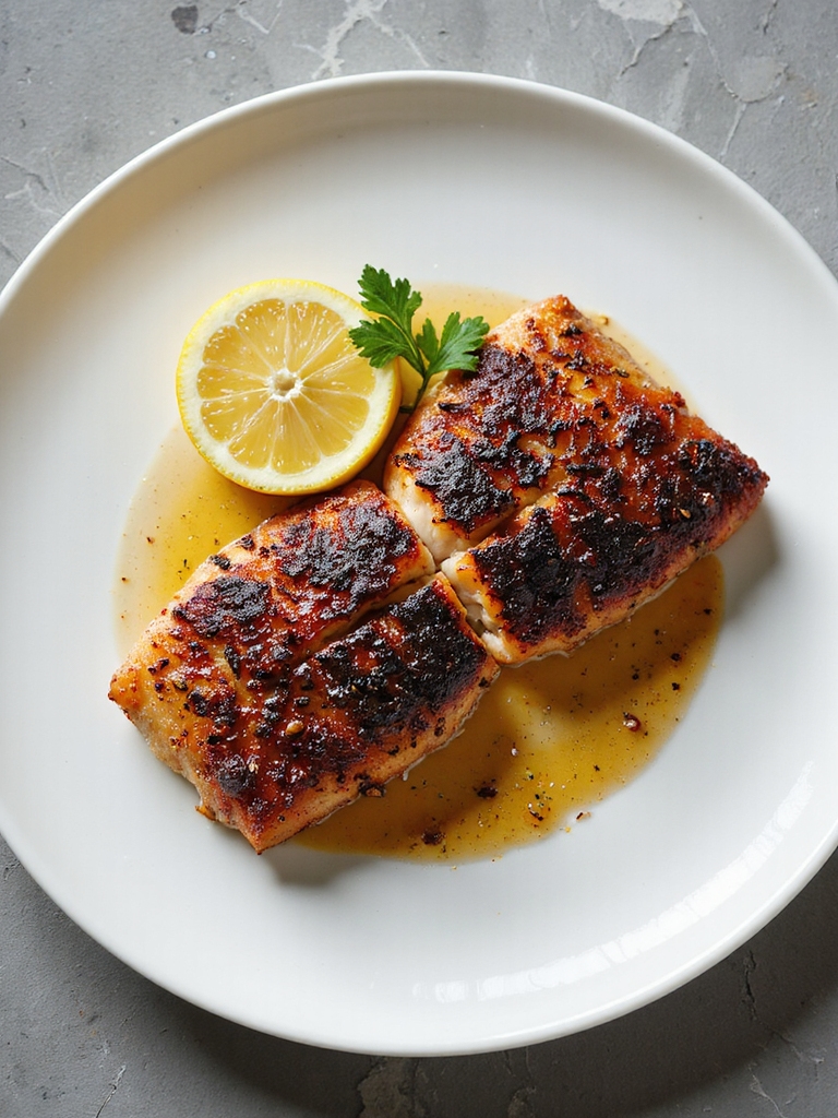 bold cajun spiced catfish dish