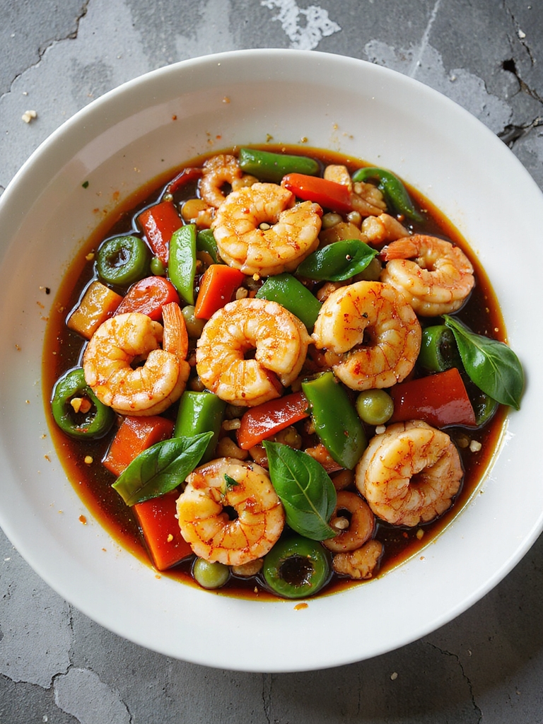 bold flavors vibrant shrimp stir fry