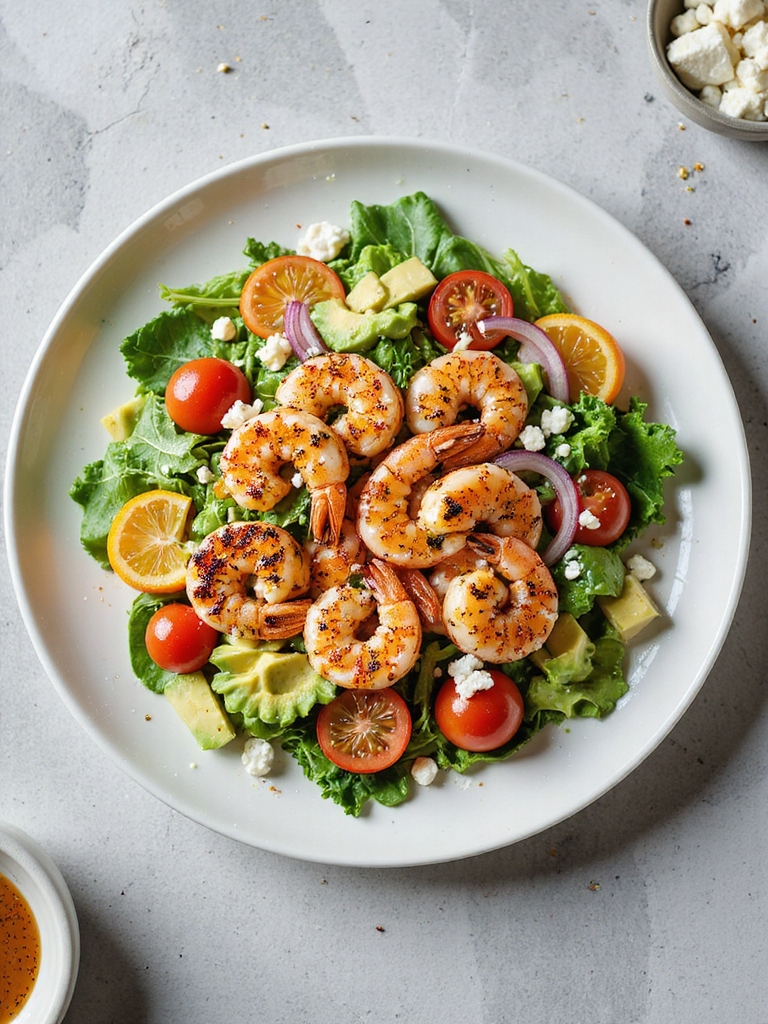 cajun shrimp salad delight