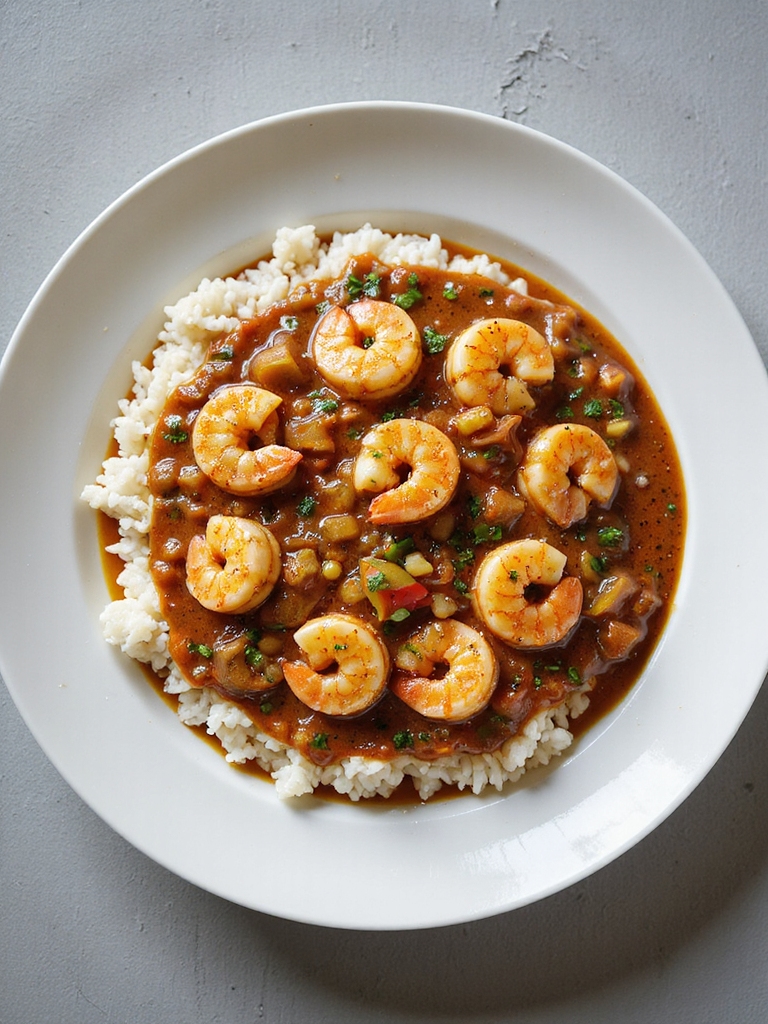 cajun shrimp touff e recipe