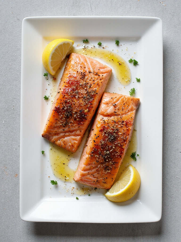 cajun spiced air fryer salmon