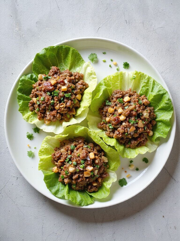 cauliflower and beef wraps