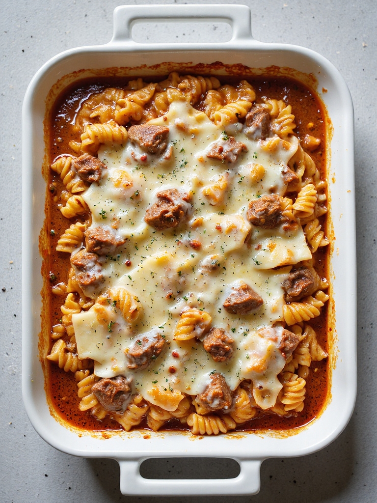 cheesy pasta bake leftovers