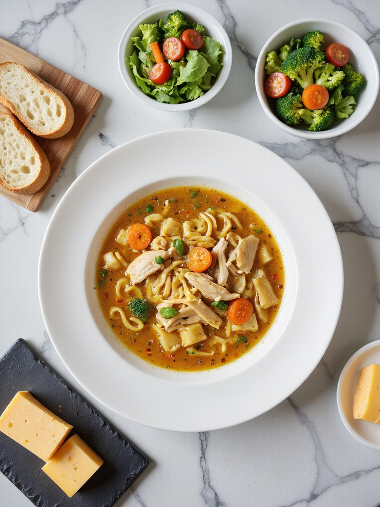 chicken noodle soup pairings