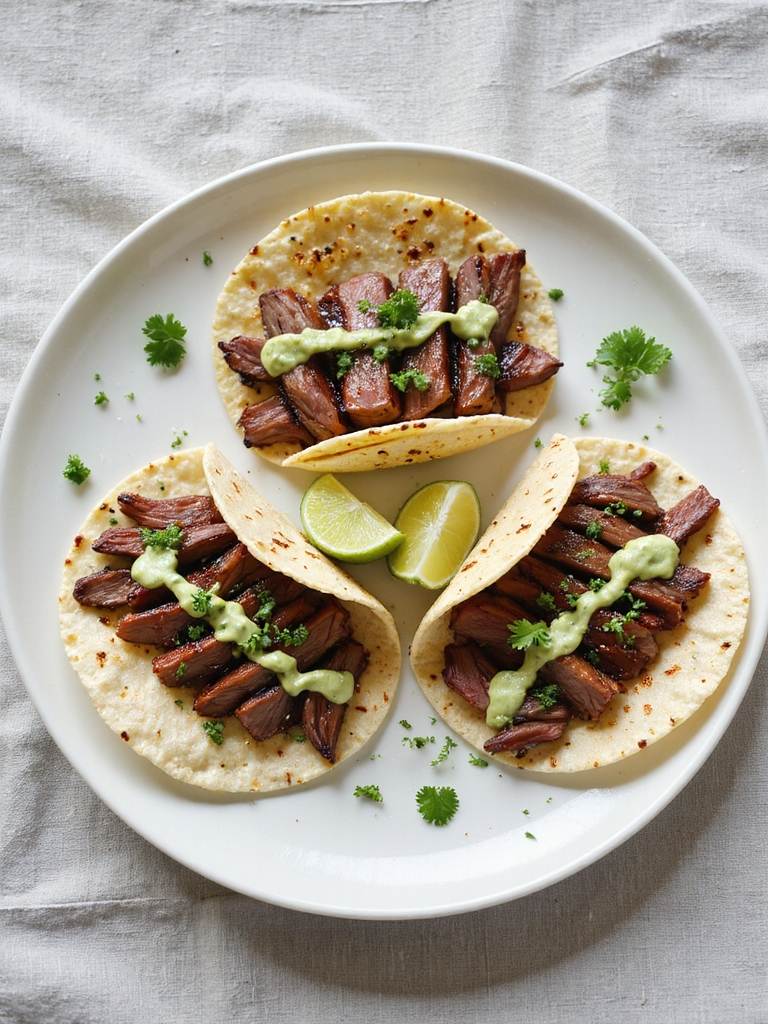 chipotle marinated steak tacos