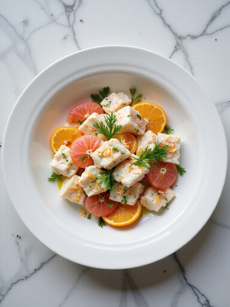citrus infused crab salad delight
