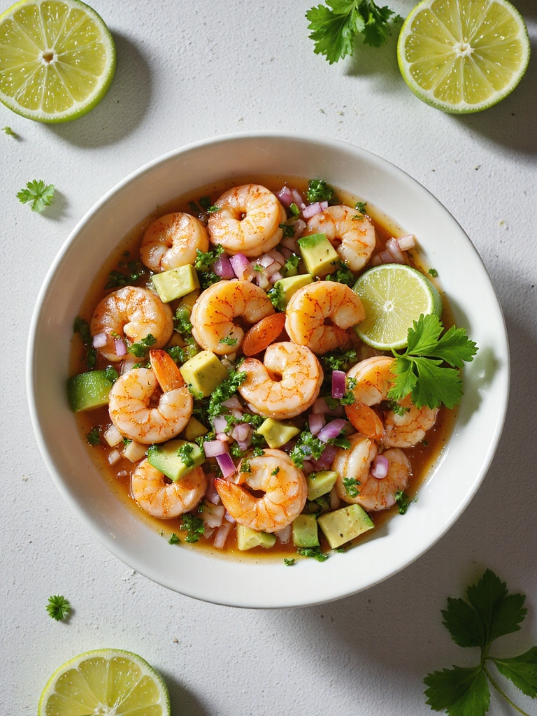 citrus infused shrimp ceviche recipe