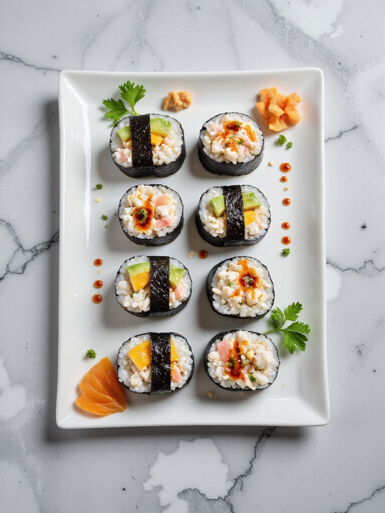 classic crab salad sushi variations