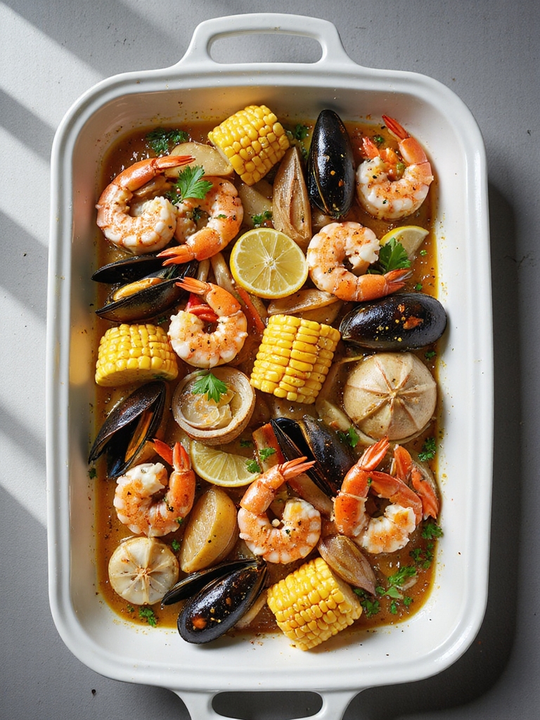 classic seafood bake recipe