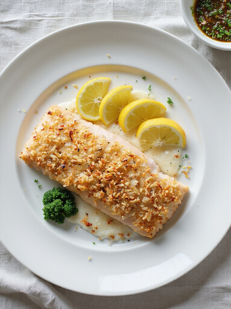 coconut crusted baked fish