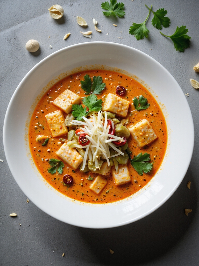 coconut curry fish soup