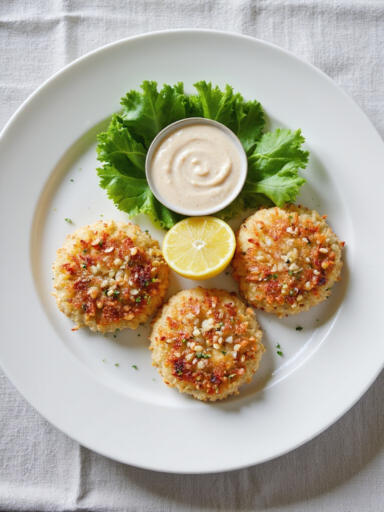 coconut flour keto crab cakes
