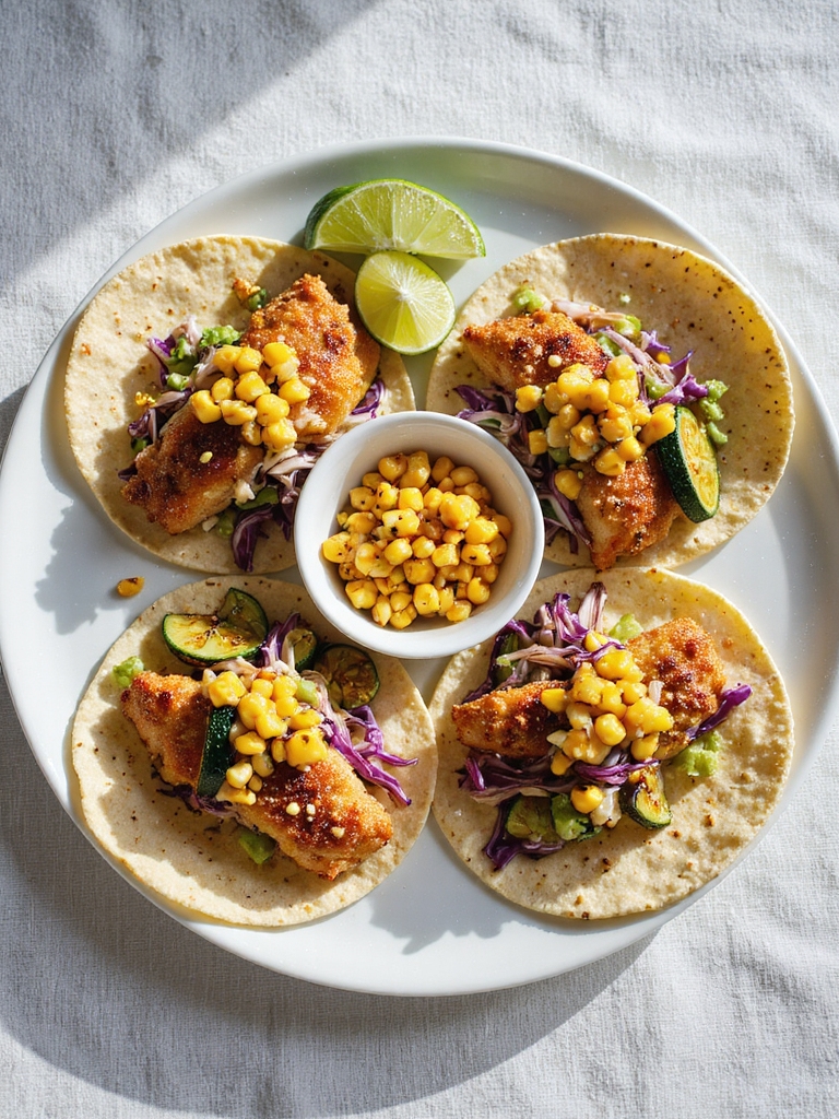 cod tacos with mango salsa