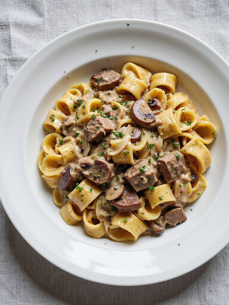 comforting beef pasta dish