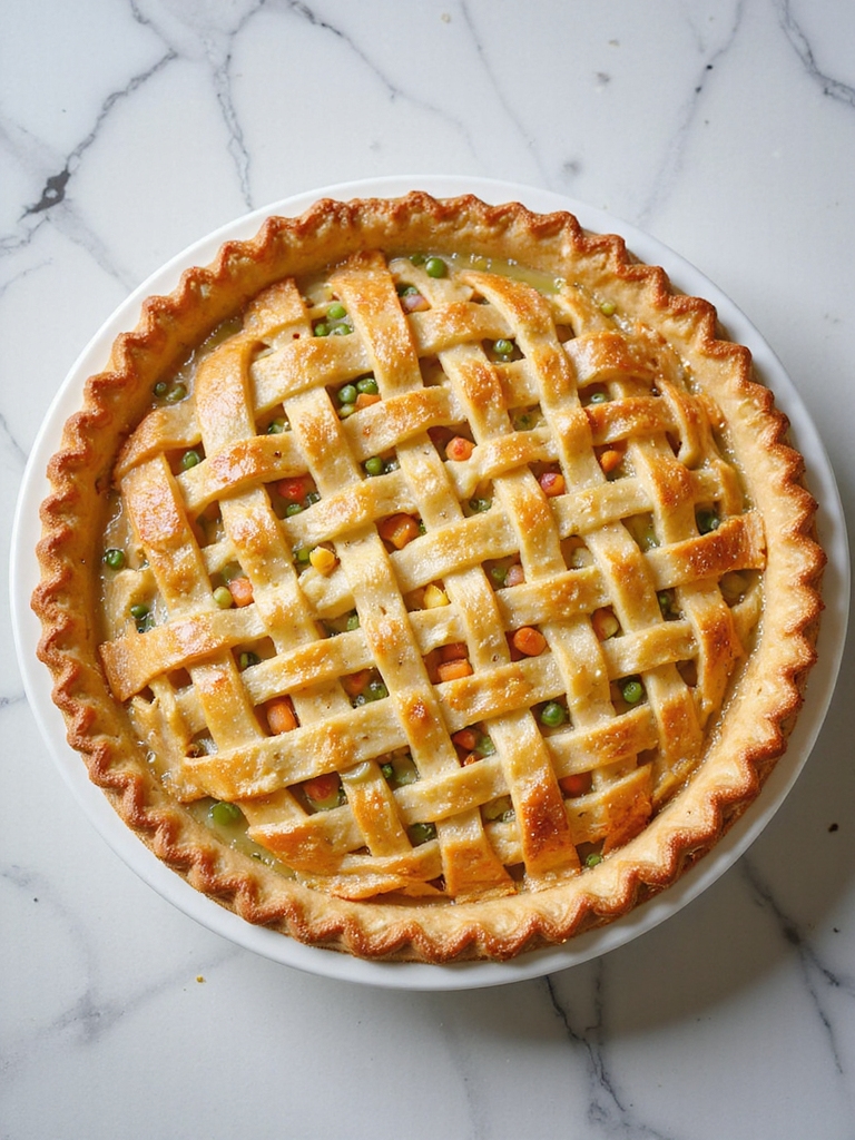 comforting chicken pot pie