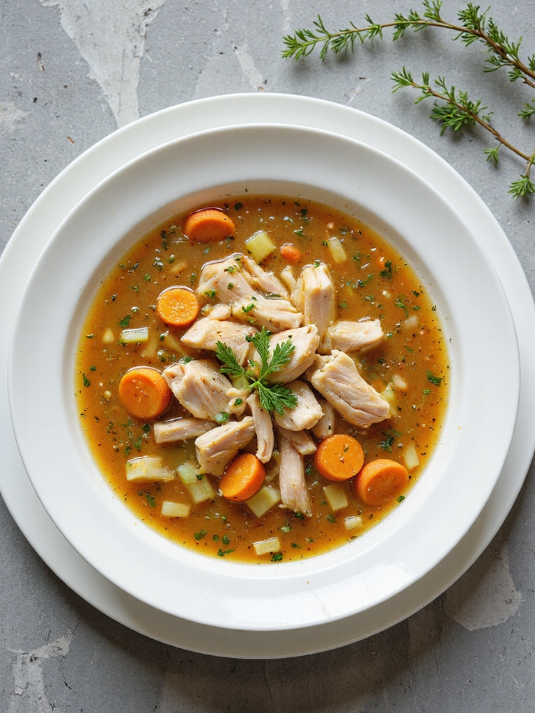 comforting keto chicken soup