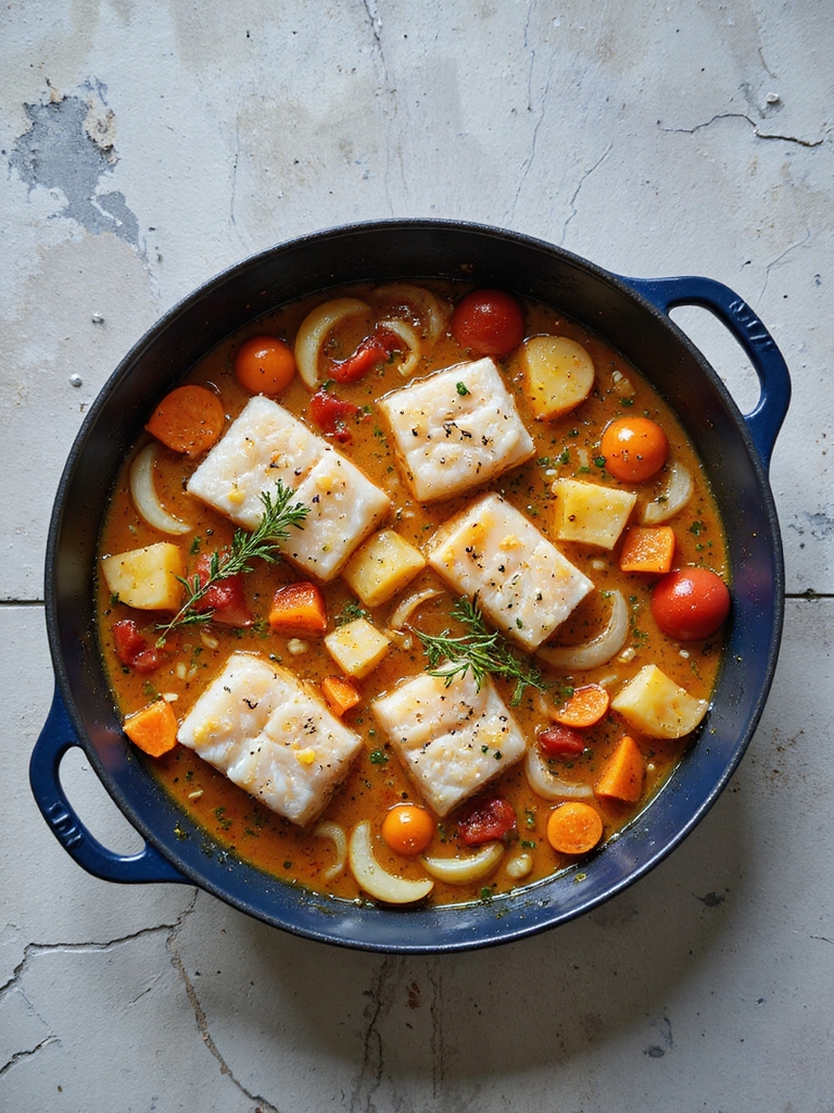 comforting one pot fish stew