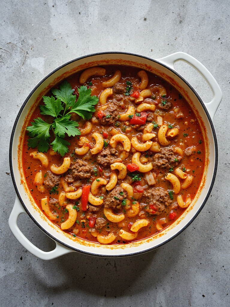 comforting slow cooker goulash