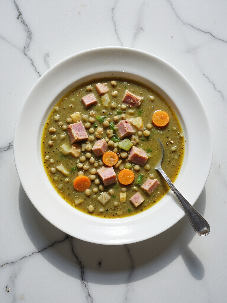 comforting split pea soup